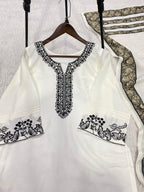 EMBROIDERED TOP SALWAAR WITH DUPATTA-MANSH-00011