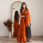 Linen Fancy Saree
