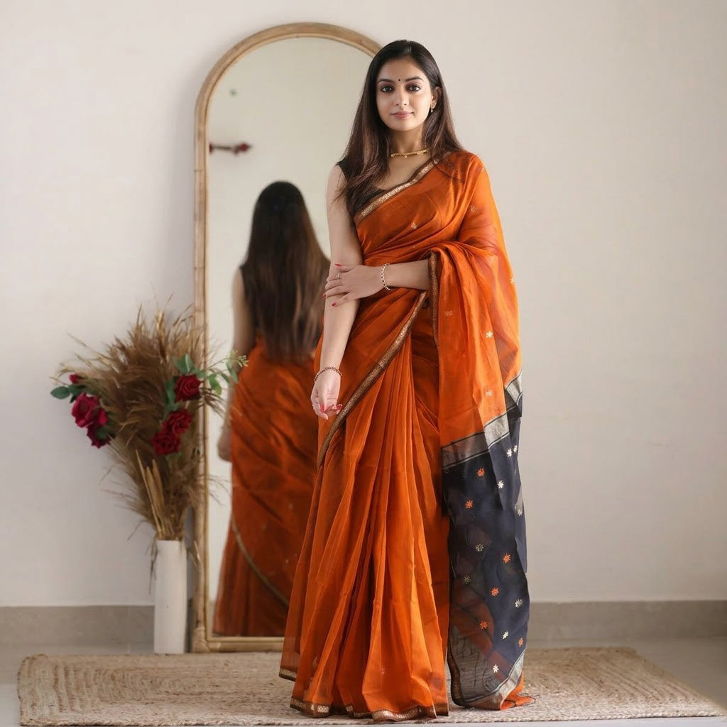 Linen Fancy Saree