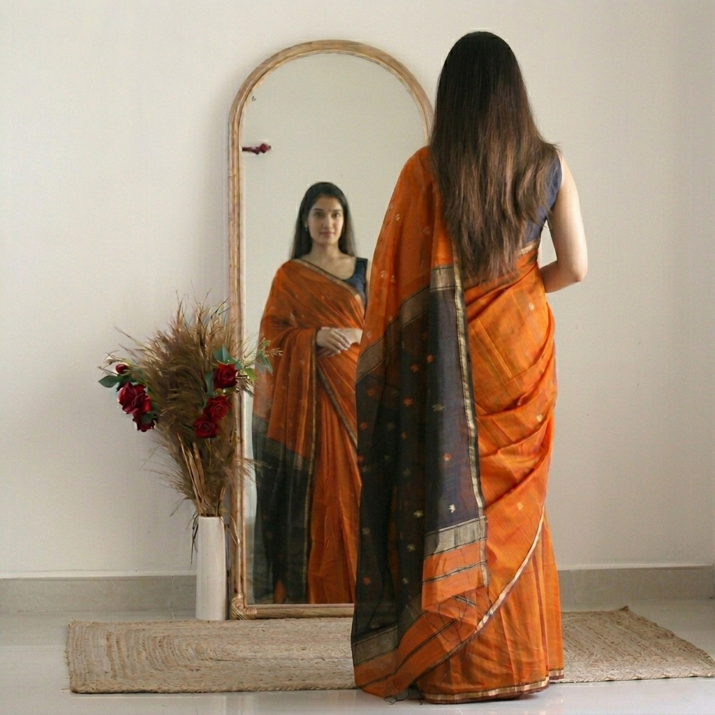 Linen Fancy Saree