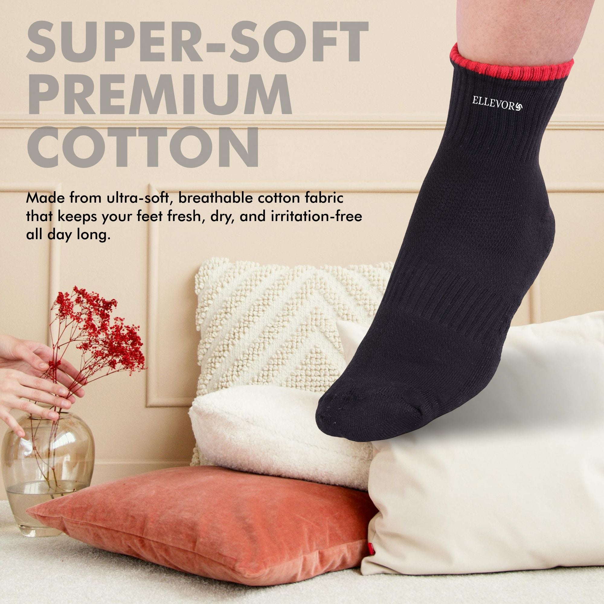 SoleVibe Ankle-Length Unisex Socks