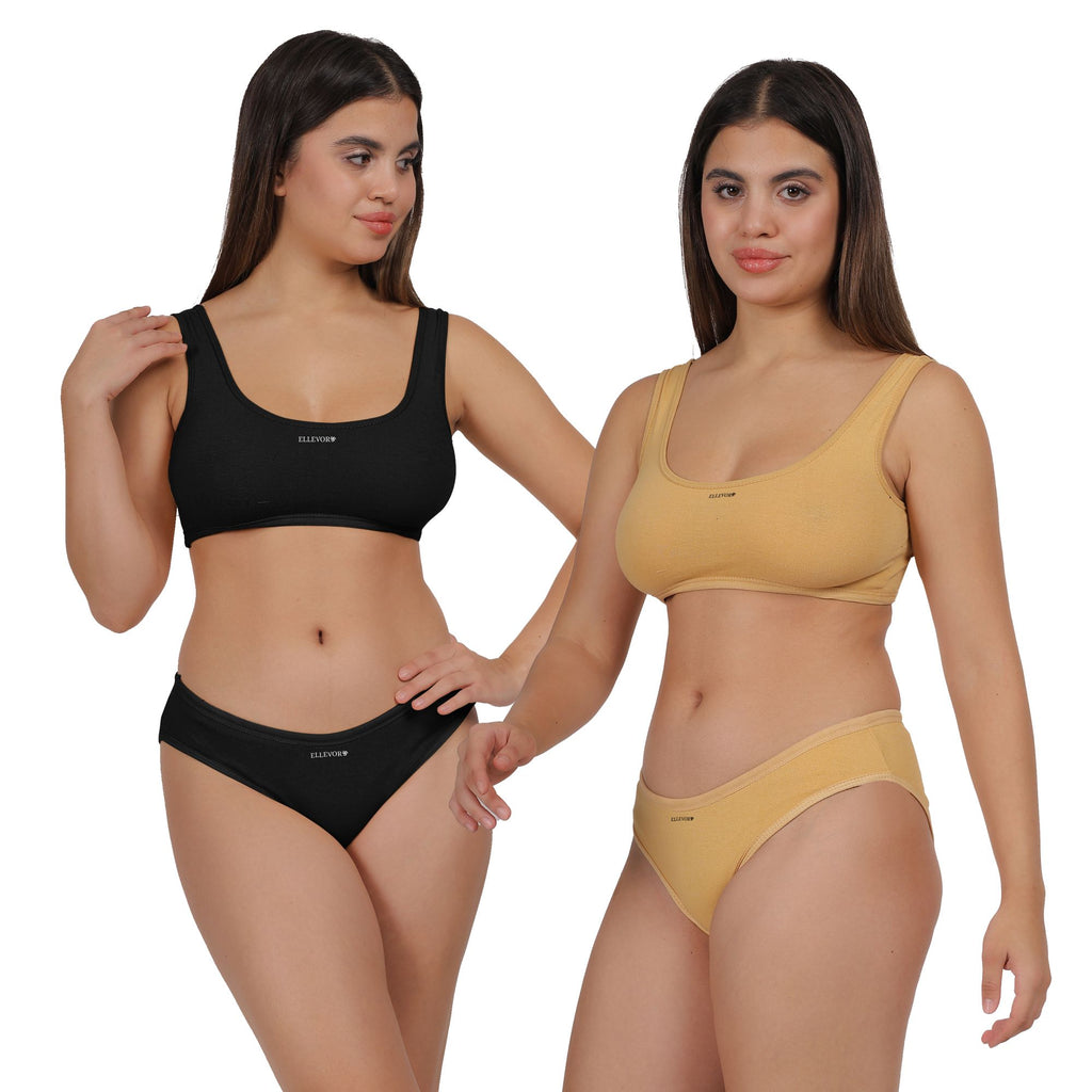 ZestFit AirBra & Panty Set-Pack of 2