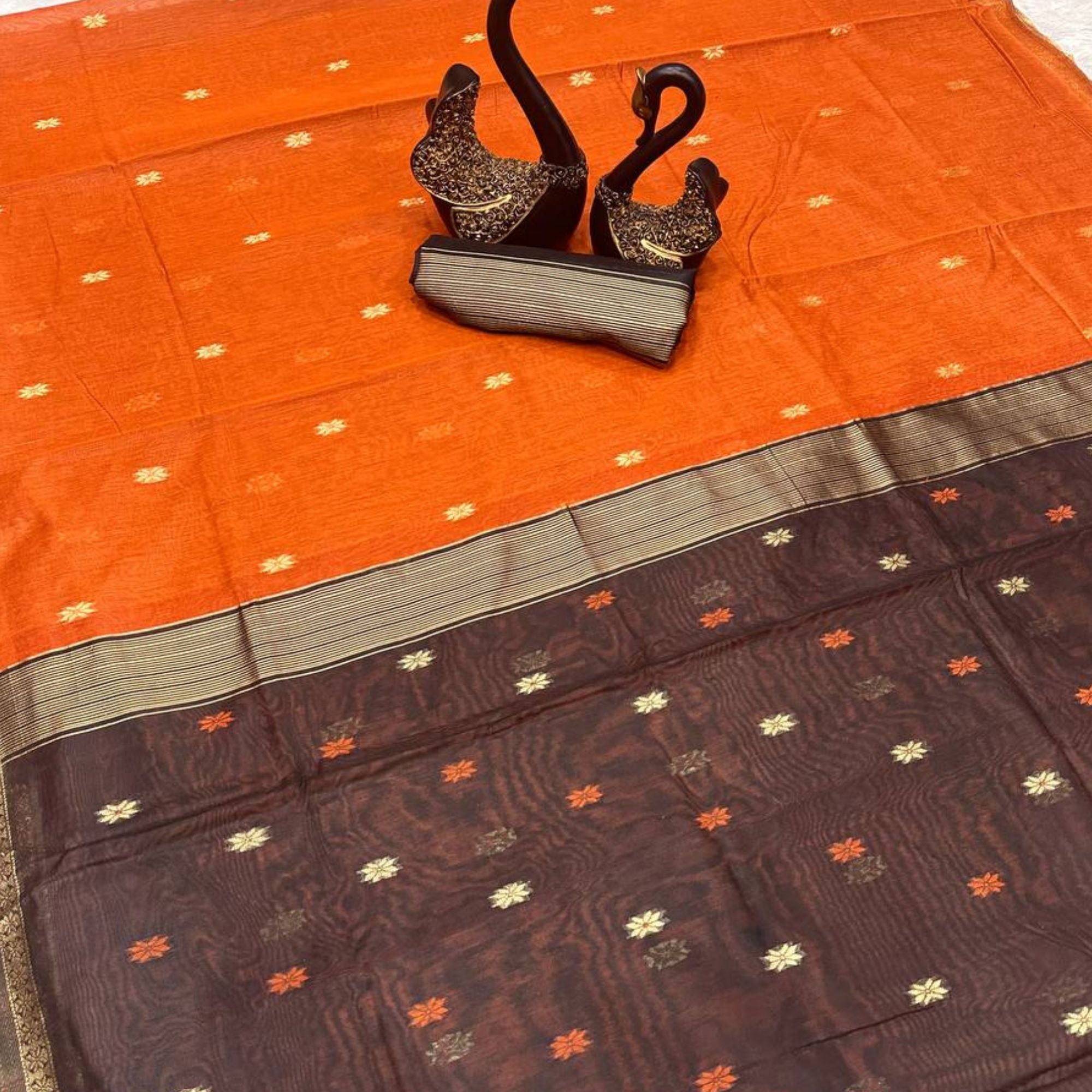 Linen Fancy Saree
