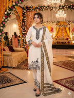 EMBROIDERED TOP SALWAAR WITH DUPATTA-MANSH-00011