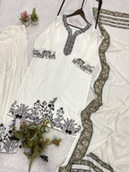 EMBROIDERED TOP SALWAAR WITH DUPATTA-MANSH-00011