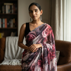 Georgette Printed Sarees