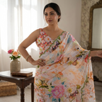 Chinon Fancy Saree