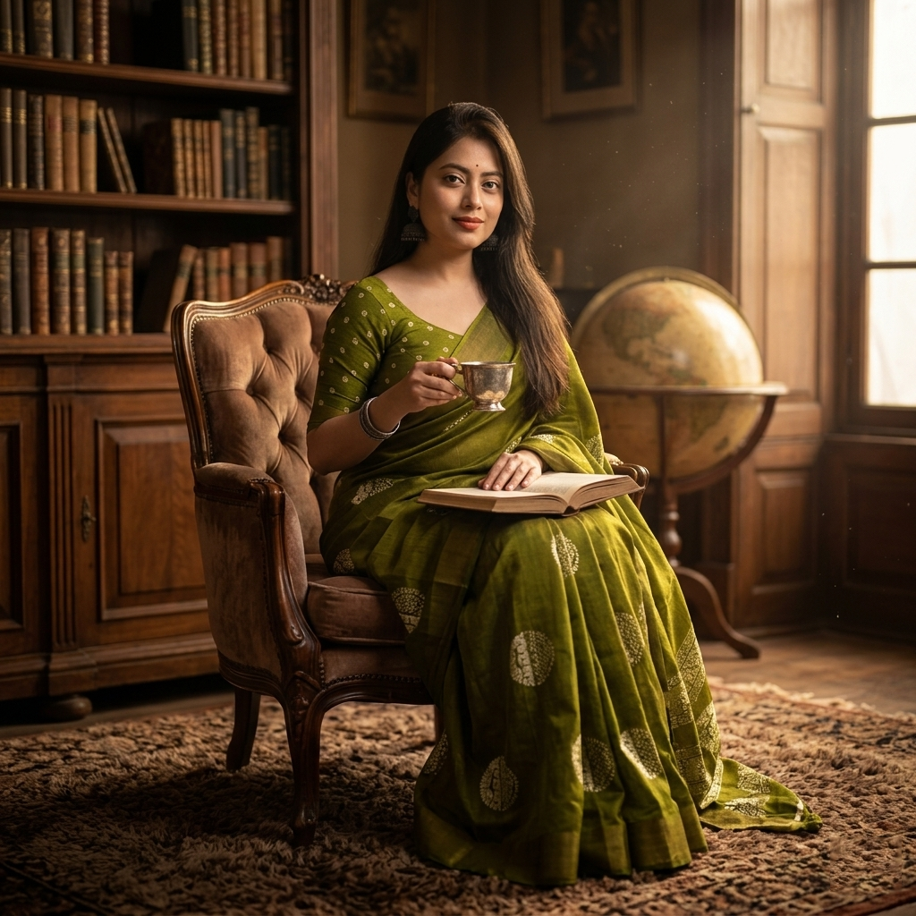 Soft Cotton Printed Saree