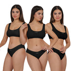 ZestFit AirBra & Panty Set-Pack of 3