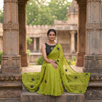 Star Georgette Soft Silk Saree