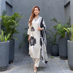 Georgette Party Wear Printed Suit
