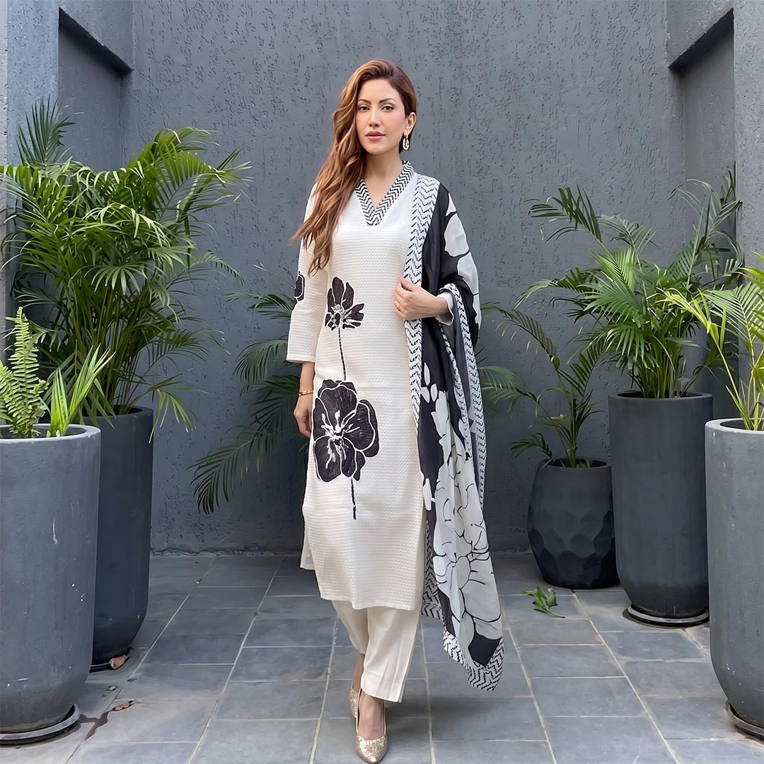 Georgette Party Wear Printed Suit