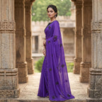 Star Georgette Soft Silk Saree