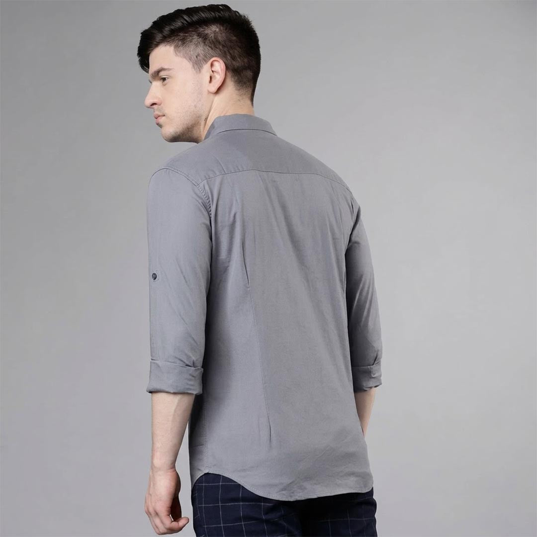 Cotton Casual Wear Mens Shirt-ELLE91731