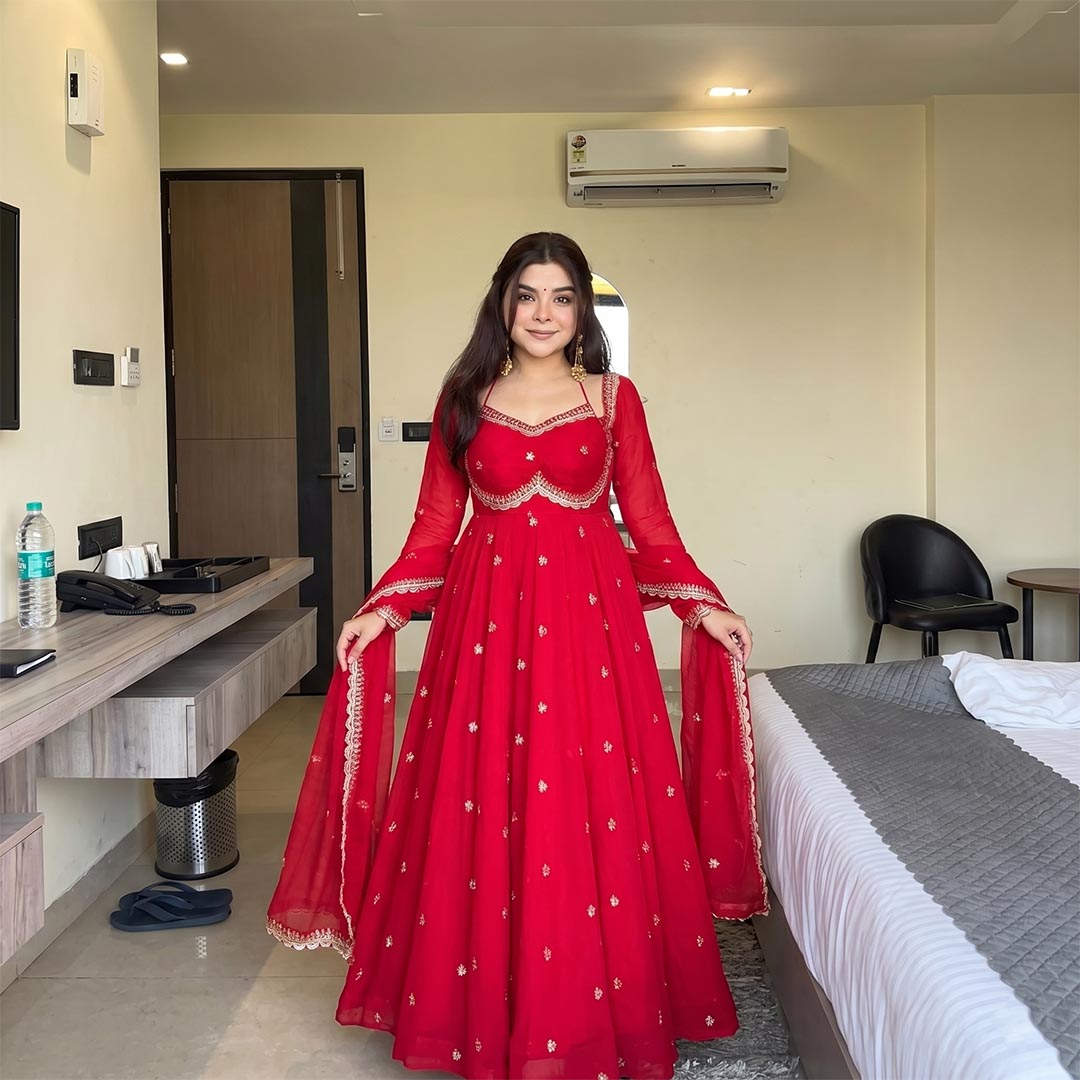 Georgette Anarkali Suit