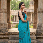 Star Georgette Soft Silk Saree