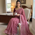 Georgette Festive Saree
