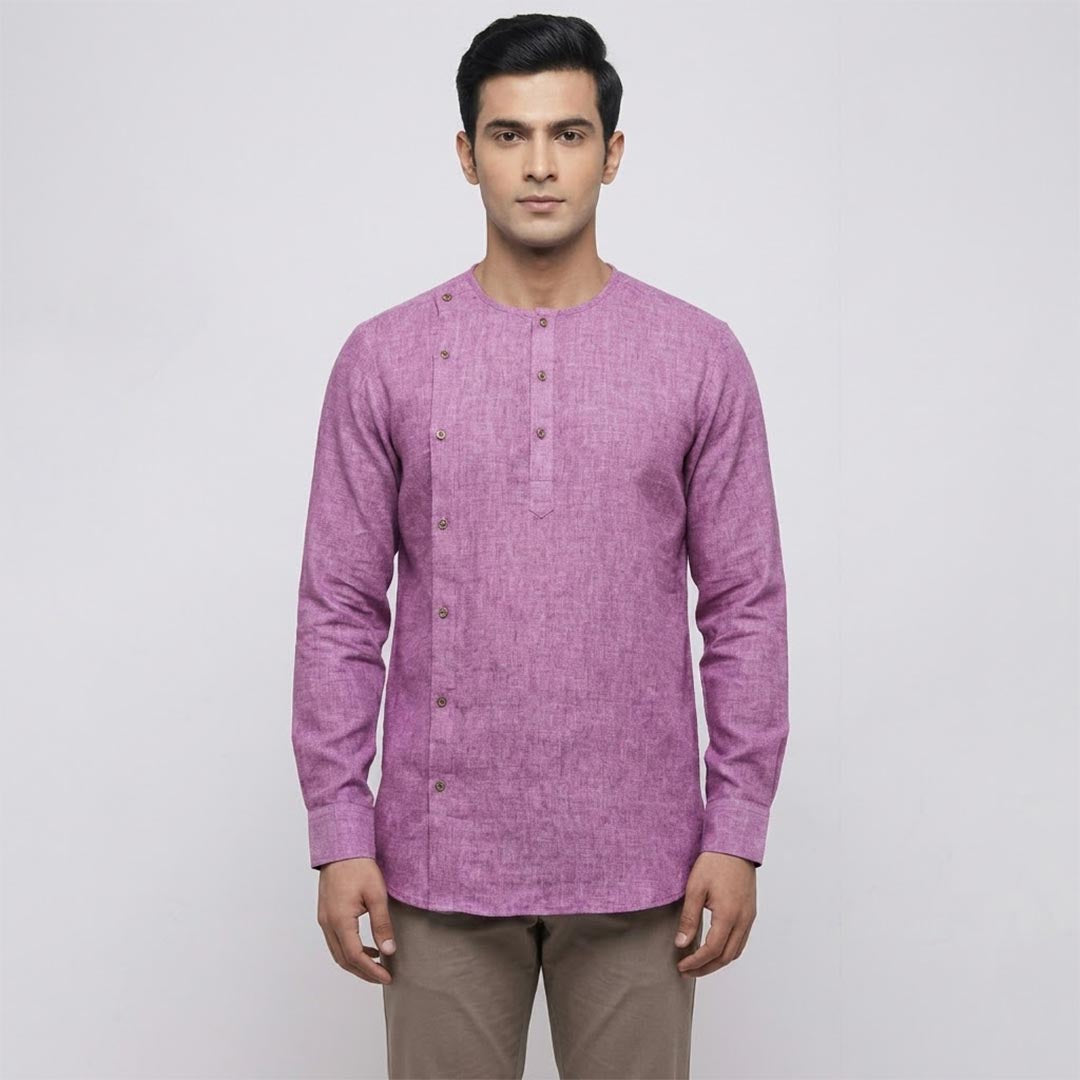 Cotton Mens Kurta-ELLE114173
