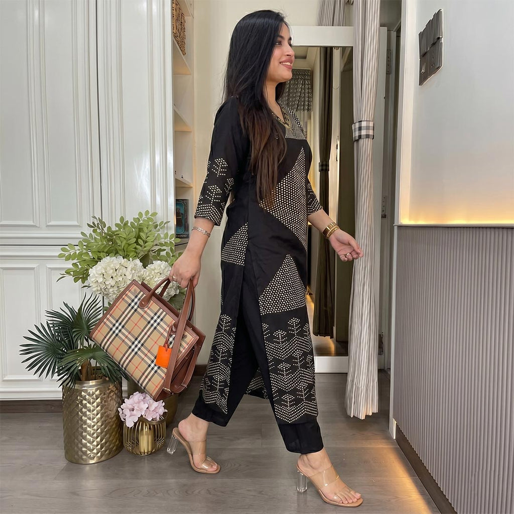 Pure Cotton Party wear suit