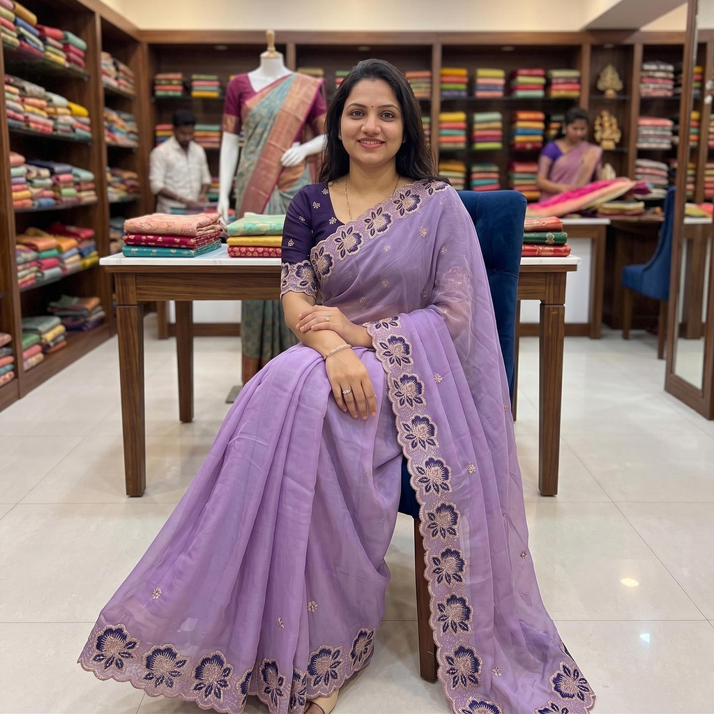 Georgette Festive Saree