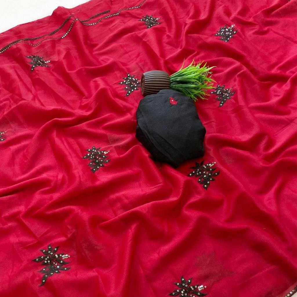 Star Georgette Soft Silk Saree