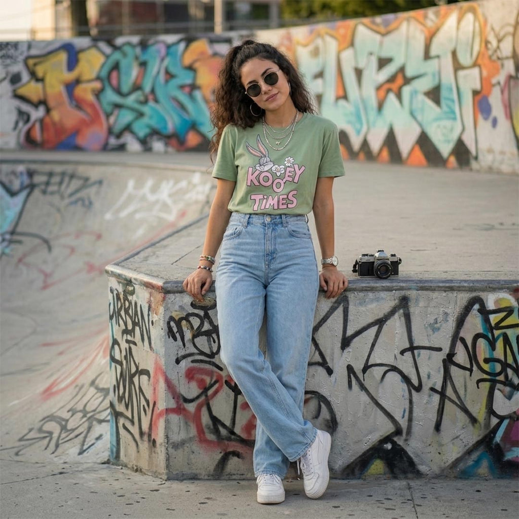 Cotton Oversized Crop Tops