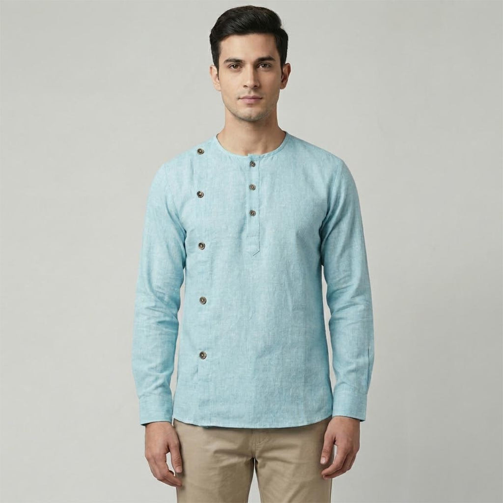 Cotton Mens Kurta-ELLE114173