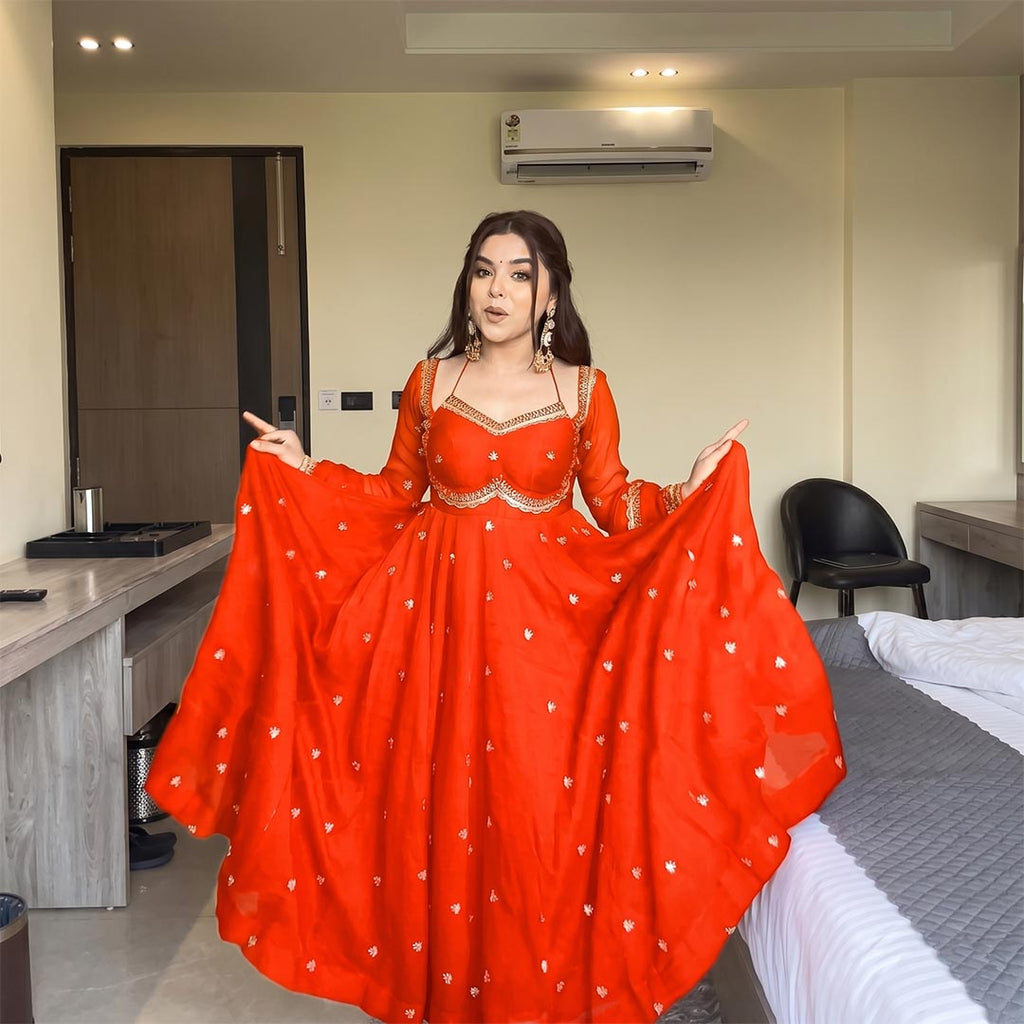 Georgette Anarkali Suit