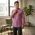 Cotton Short Mens Kurta-ELLE114166