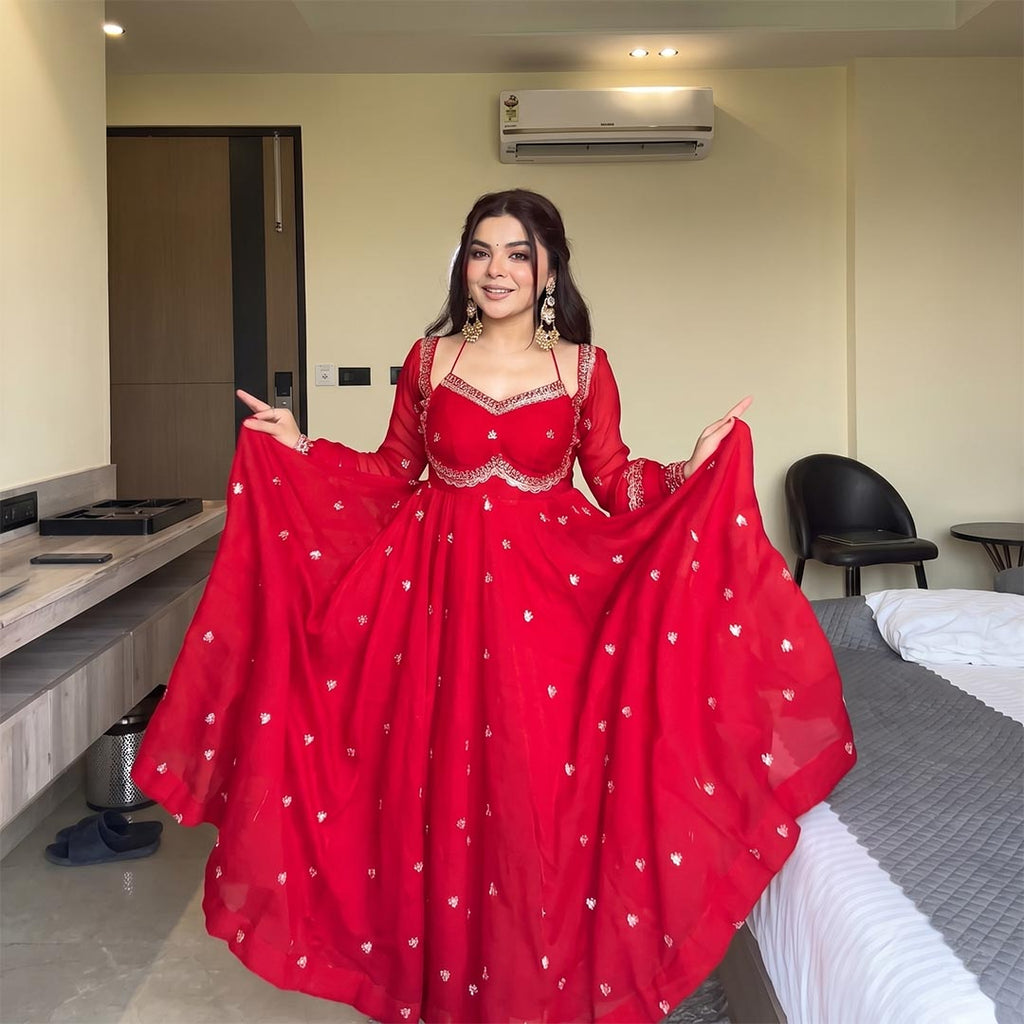 Georgette Anarkali Suit