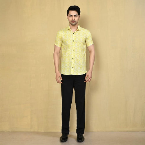 Cotton Casual Wear Mens Shirt-ELLE91726