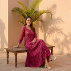 Georgette Ethnic Suit