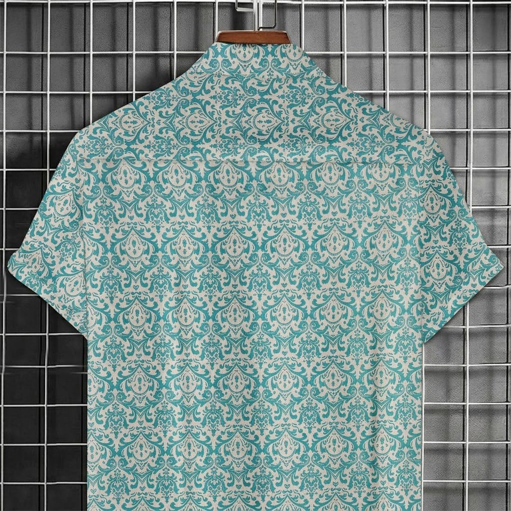 Cotton Casual Wear Mens Printed Shirts-ELLE91729