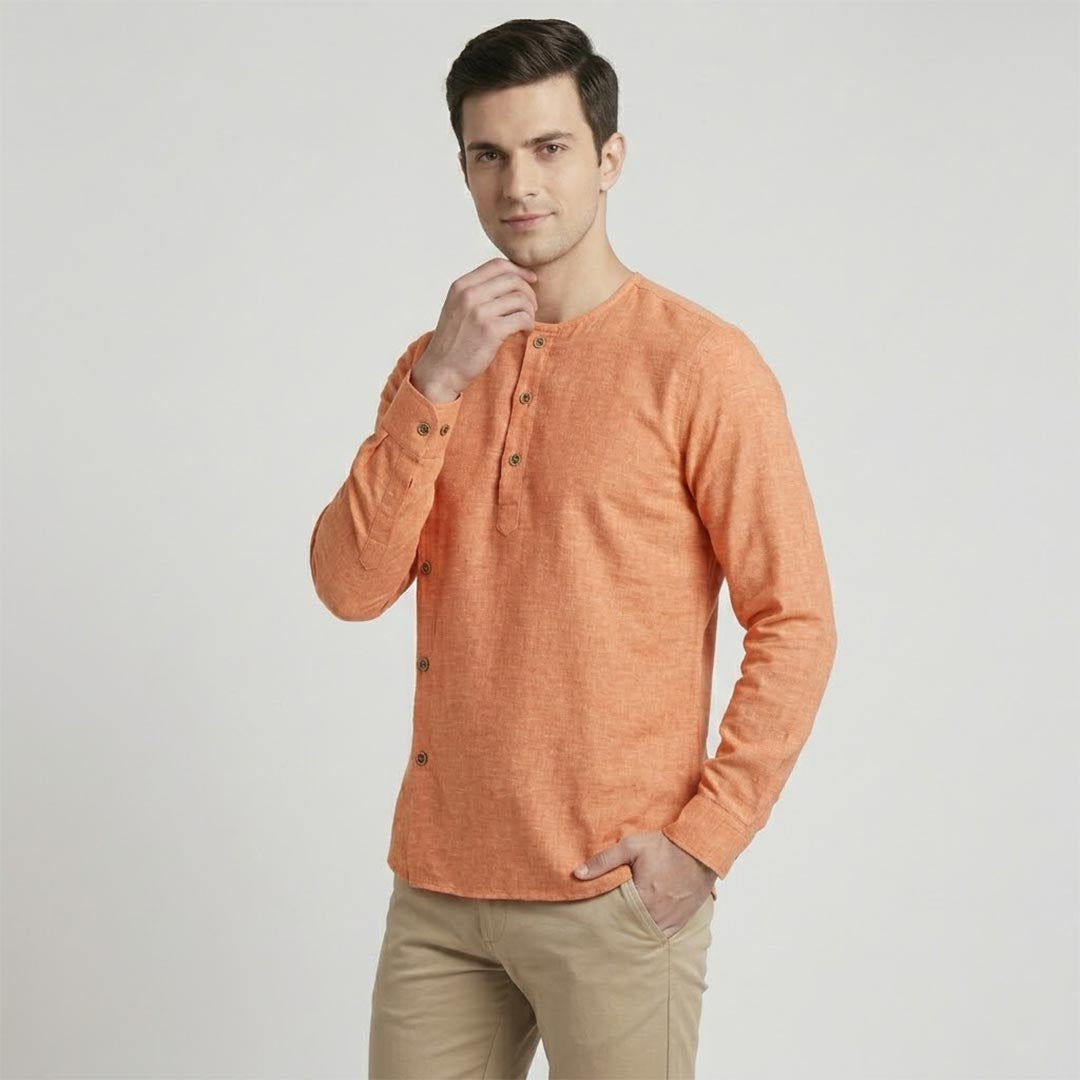 Cotton Mens Kurta-ELLE114173