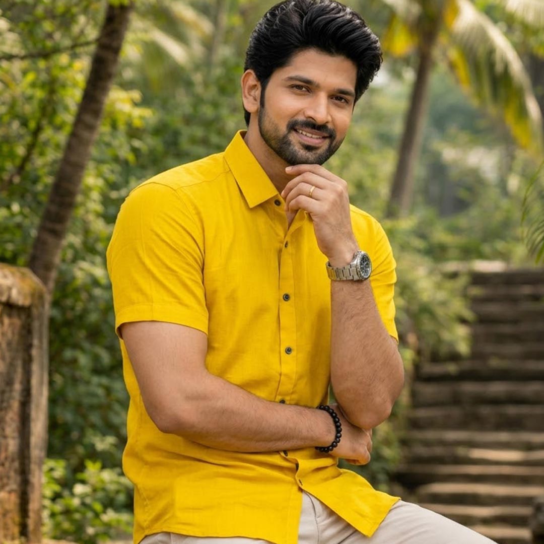 Silk Cotton Mens Shirt-ELLE91439