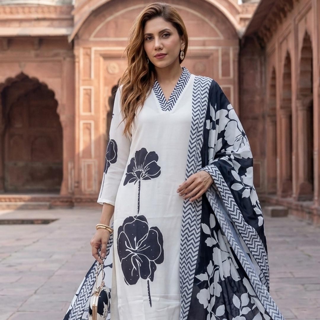 Georgette Party Wear Printed Suit