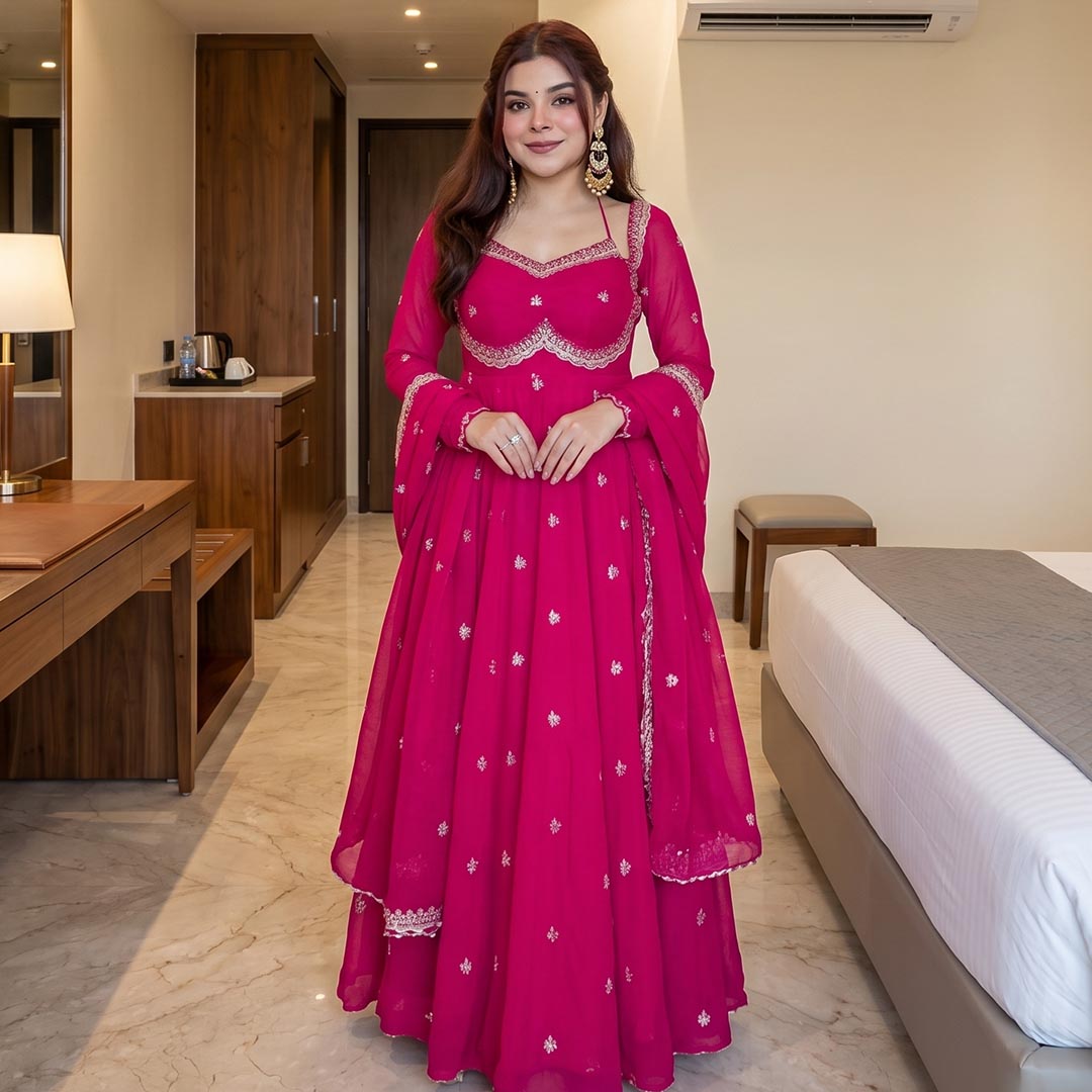 Georgette Anarkali Suit