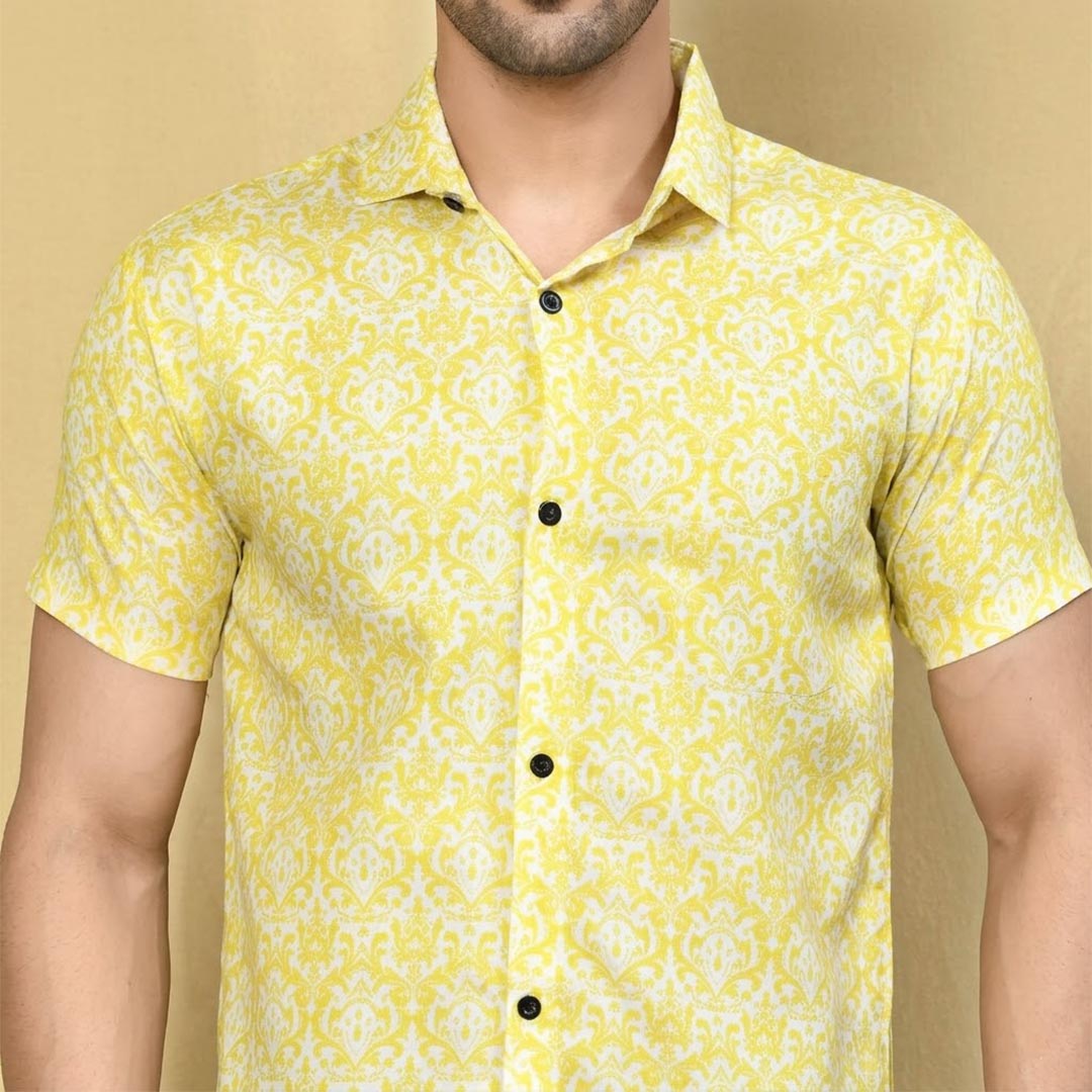 Cotton Casual Wear Mens Shirt-ELLE91726