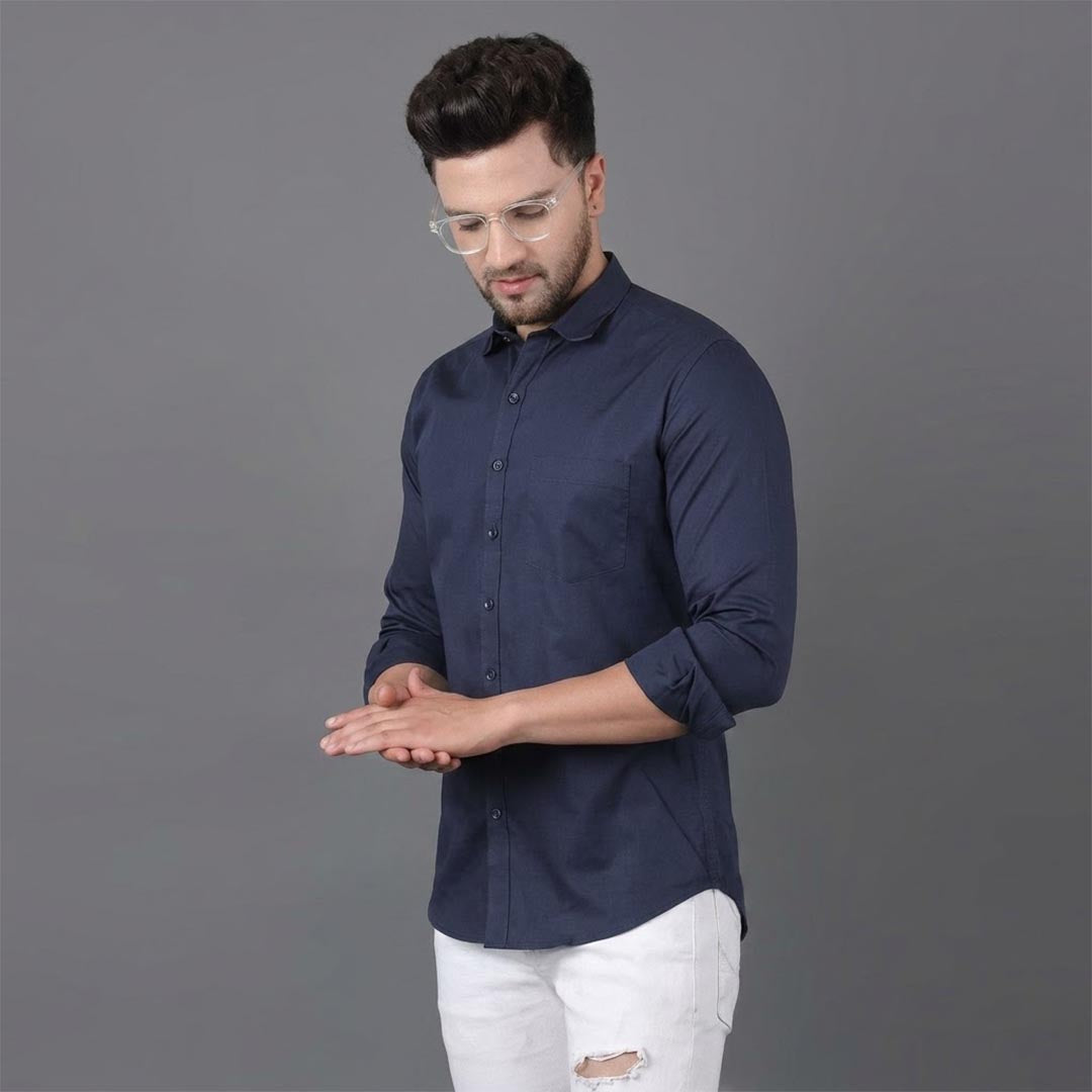 Cotton Mens Shirt-ELLE89148