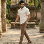 Silk Cotton Mens Shirt-ELLE91439