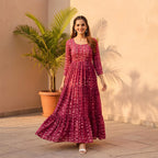 Georgette Ethnic Suit