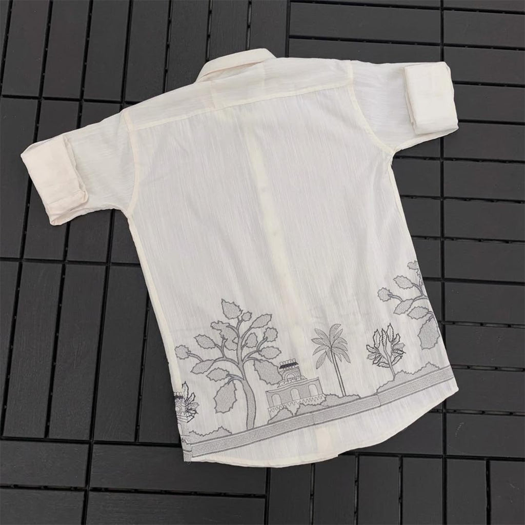 Linen Casual Mens Shirt-ELLE113986