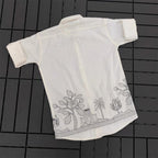 Linen Casual Mens Shirt-ELLE113986