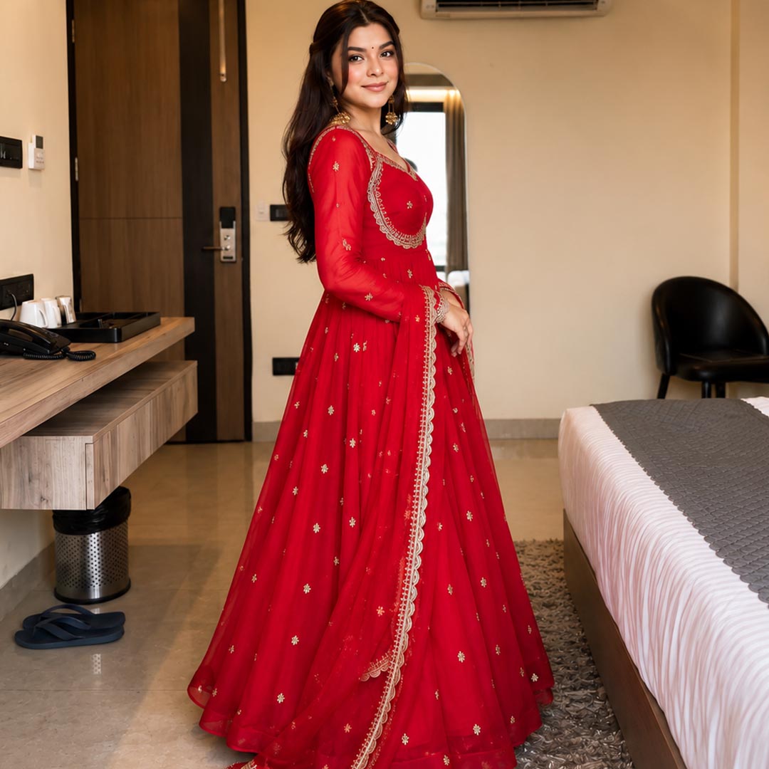 Georgette Anarkali Suit