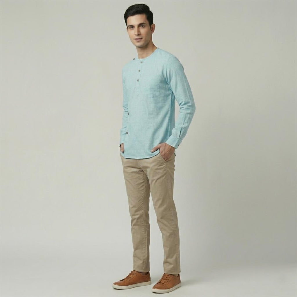 Cotton Mens Kurta-ELLE114173