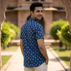 Cotton Men Short Kurta-ELLE111118