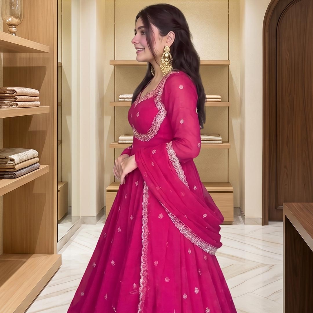 Georgette Anarkali Suit