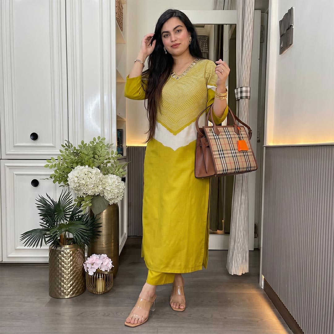 Pure Cotton Party wear suit