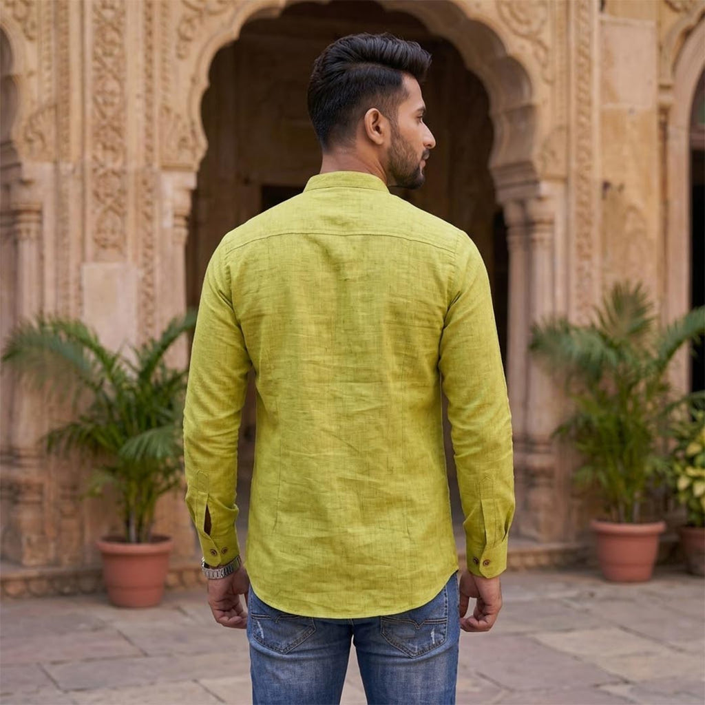 Cotton Men Designer Ethnic Kurta-ELLE114162