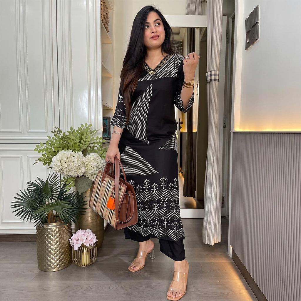 Pure Cotton Party wear suit